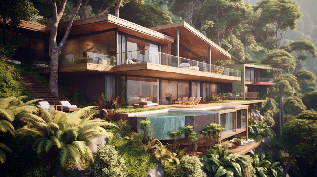 A Luxurious Haven Amidst the Tropical Mountainside