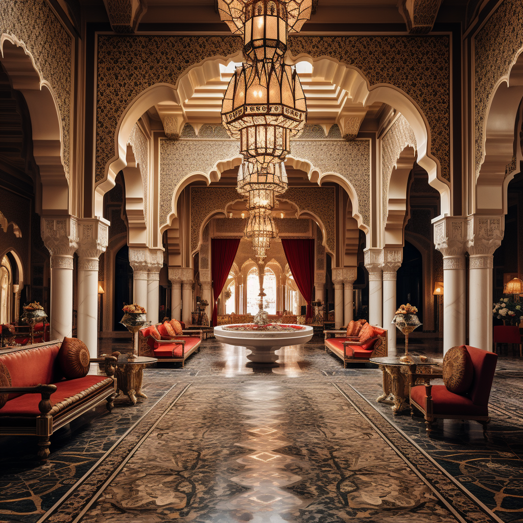 Luxury Hotels with Arabic Style Exterior and Interior Designs