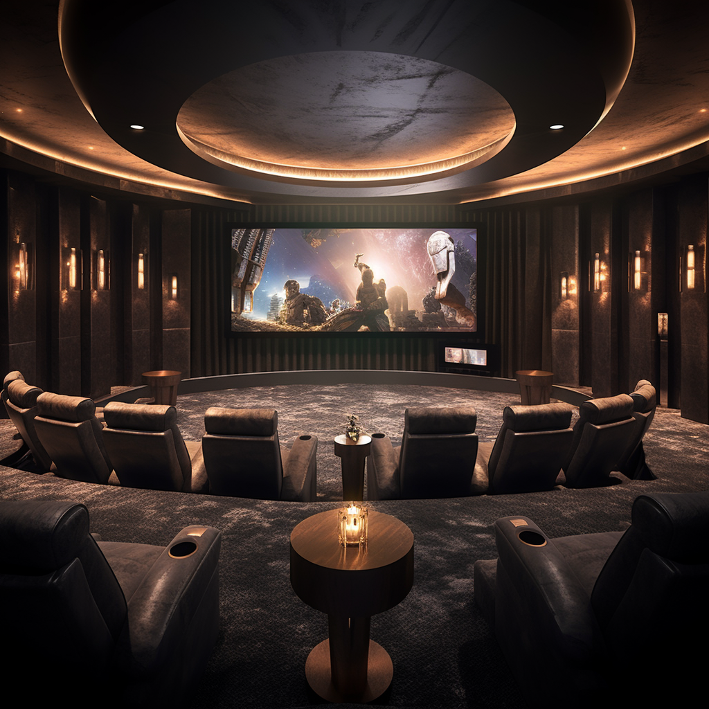 Crafting a Luxurious Retreat: The Uniquely Designed Home Cinema